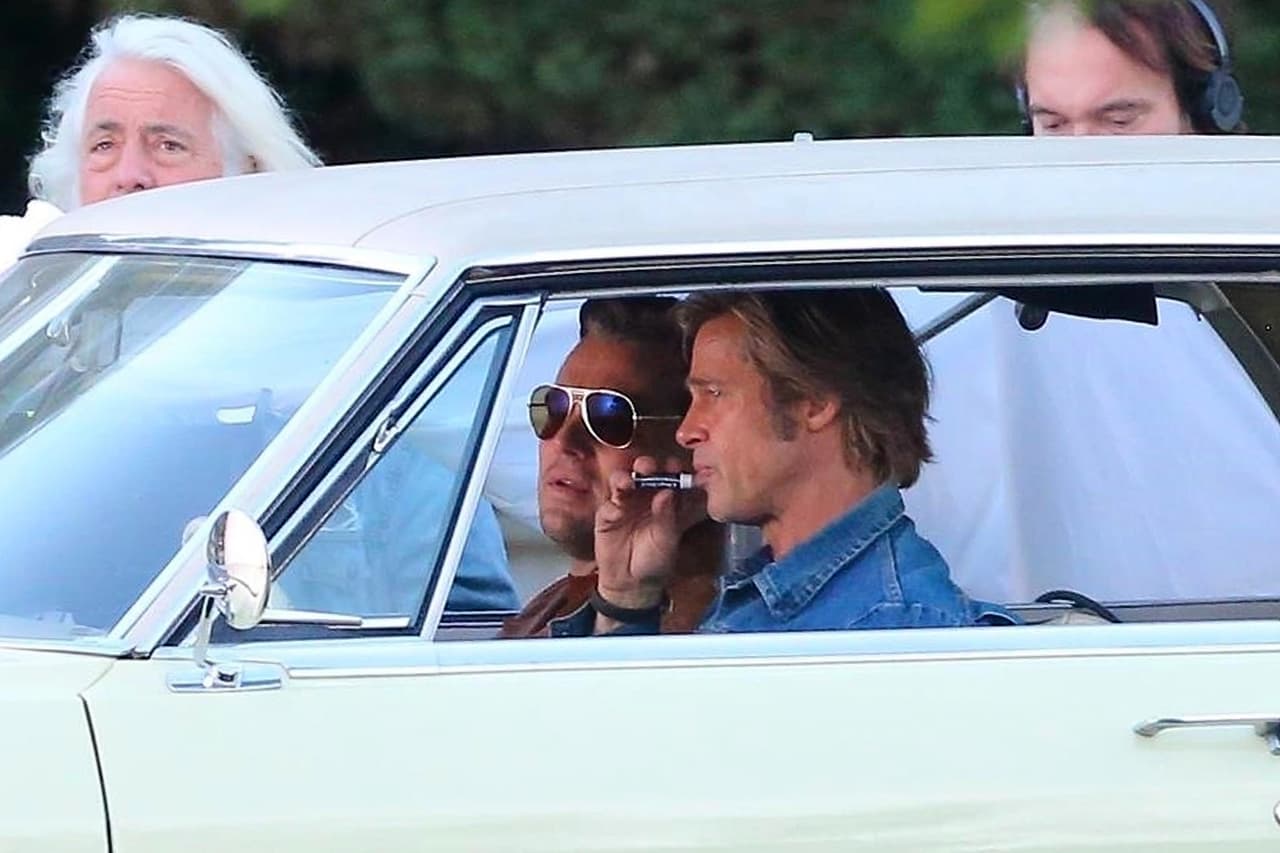 Se vio a ambos actores grabando lo que será un nuevo proyecto, 'Once Upon a Time in Hollywood'