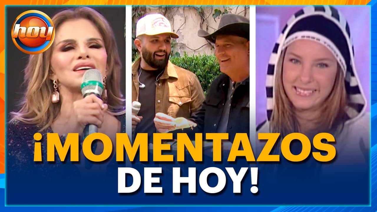 Belinda visitó HOY, CELEBRAMOS a Lucía Méndez y Carín León llegó a la TAQUIZA