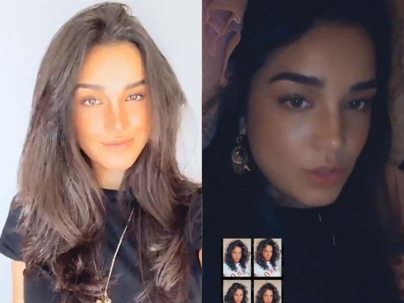 La joven compartió un comparativo de cómo quedó el corte en un inicio.