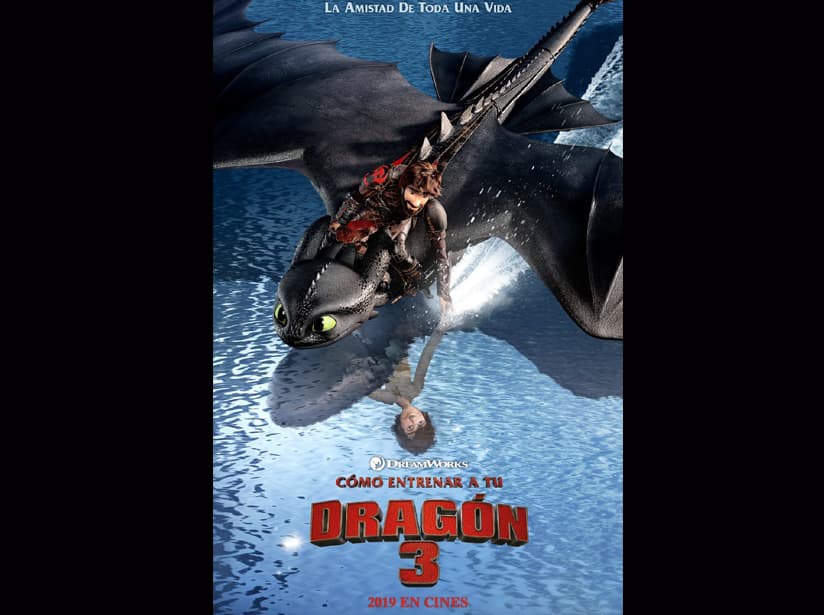 Nuevo póster de 'Cómo Entrenar a tu Dragón 3'
