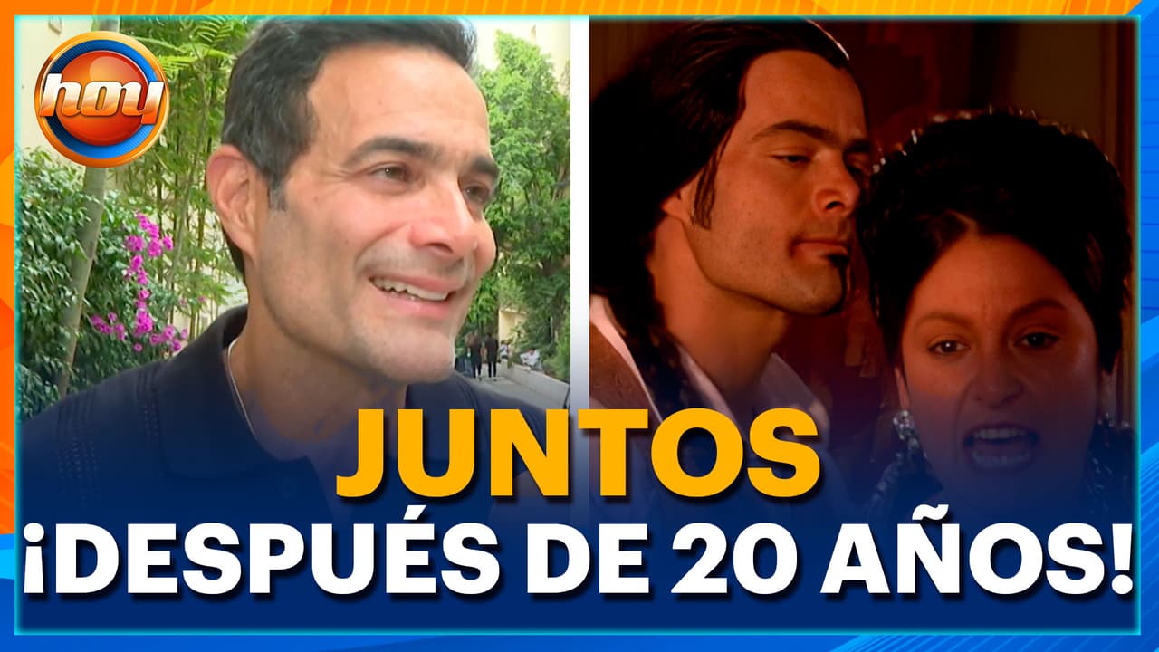 Luis Roberto Guzmán se REENCUENTRA con Daniela Romo 20 años después de ‘Alborada’
