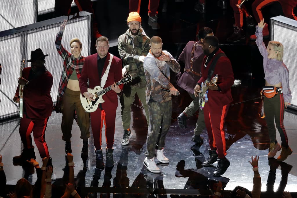 Esta es la tercera vez que Justin Timberlake participa en un espectáculo de medio tiempo del Super Bowl
