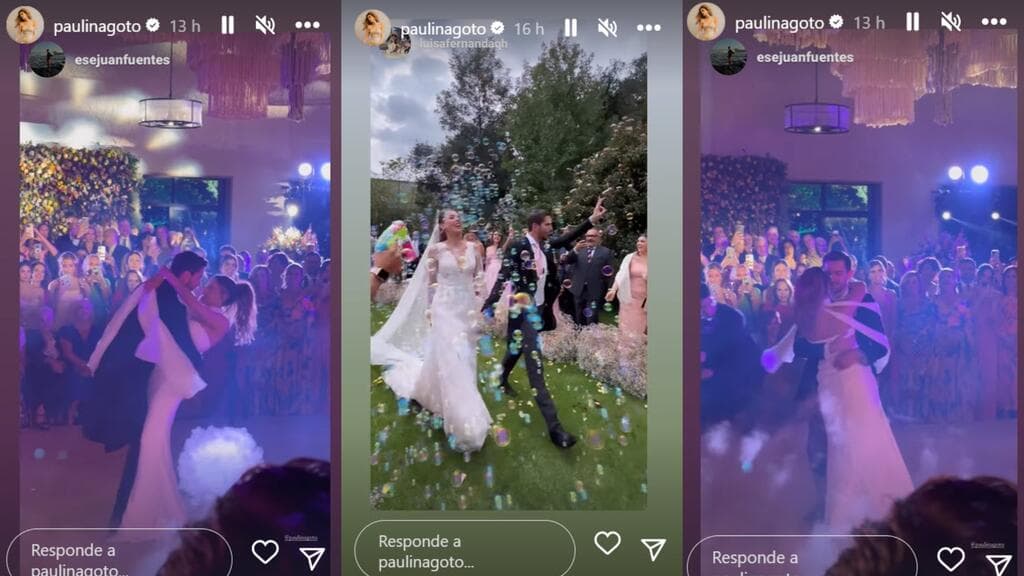 La recepción de la boda religiosa de Paulina Goto fue en el Hotel St. Regis de la Ciudad de México.