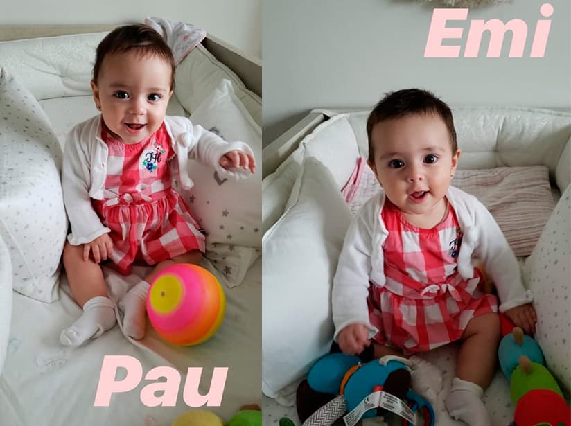 Jacqueline Bracamontes presume lo mucho que han crecido sus mellizas