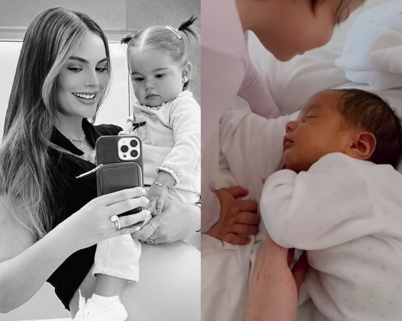 Ximena Navarrete responde a quienes la cuestionan por cómo cuida a su bebé recién nacido