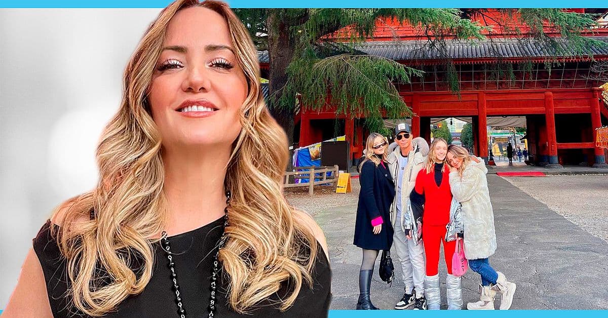 Andrea Legarreta disfruta de la comida callejera en Japón