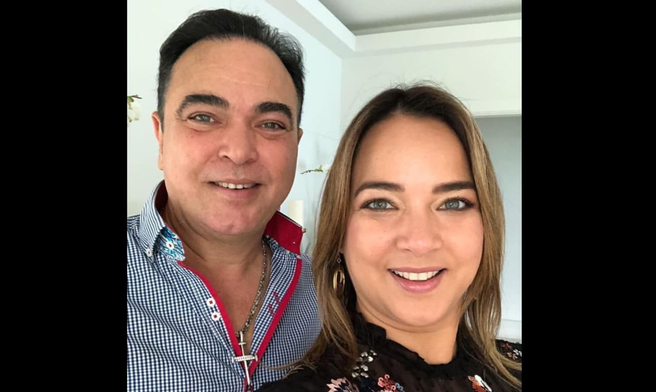 Adamari López y su hermano Adalberto.