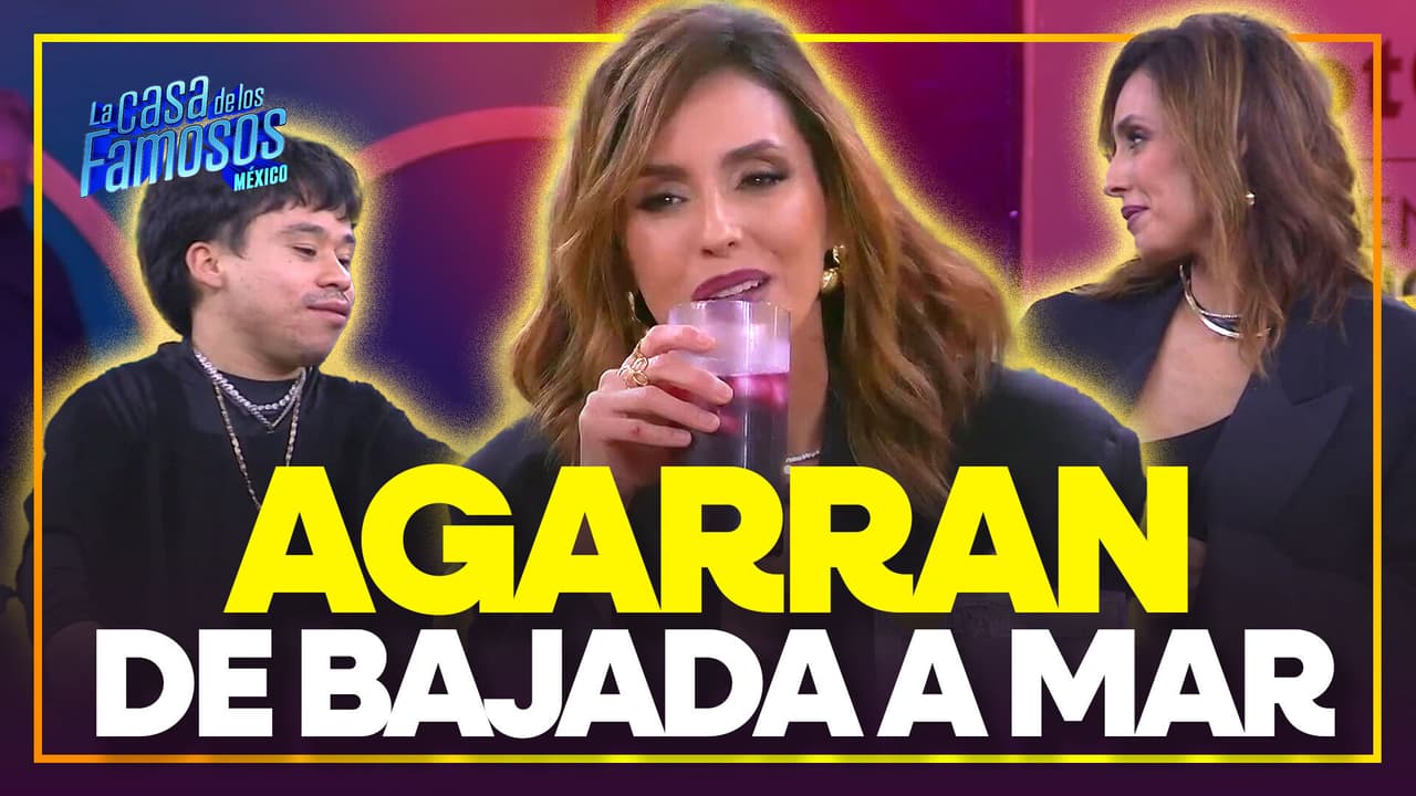 Mar se pone borrachita con agua de Jamaica
