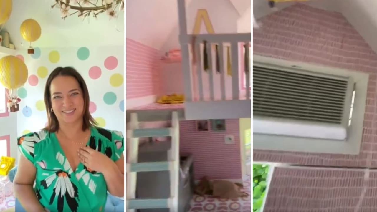 En 2020, Adamari presumió cómo quedó el interior de la casa de muñecas de su hija.