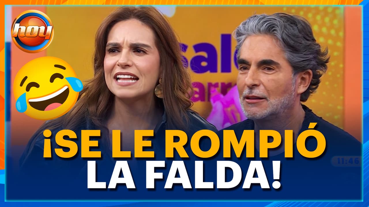 Se puso tan bueno el juego que Tania Rincón sacrificó su hermosa falda