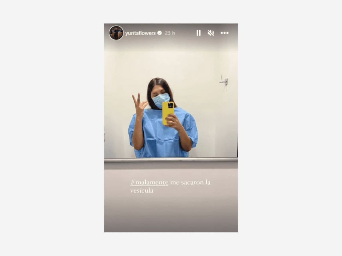 Yuridia tuvo que ser operada de la vesícula biliar