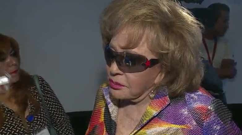 Silvia Pinal, feliz de estar en Mi marido tiene familia