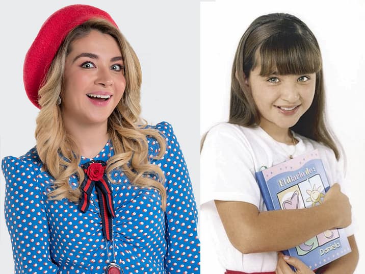 Daniela Luján fue protagonista infantil desde pequeña y era así como se veía a los 10 años de edad cuando realizó 'El diario de Daniela'.