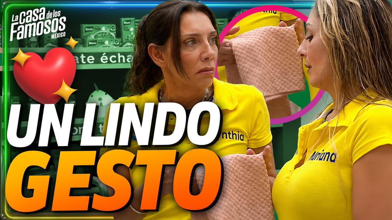 Mariana Ochoa regala un trapo NUEVO a Cynthia al verla quejarse de la limpieza de la cocina