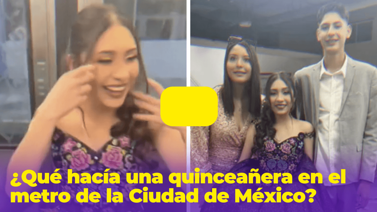 ¿Qué hacía una quinceañera en el Metro? Ella es la prueba de que los mexicanos sí resuelven