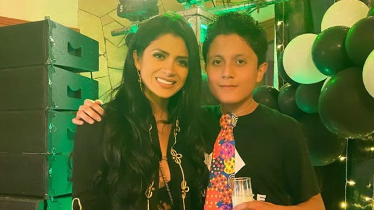 Como pocas veces, Kimberly Flores presume a su primer hijo Elian: ‘Está enorme’