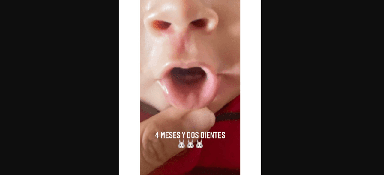 Fernanda Castillo deja ver los primeros dientes de su hijo Liam