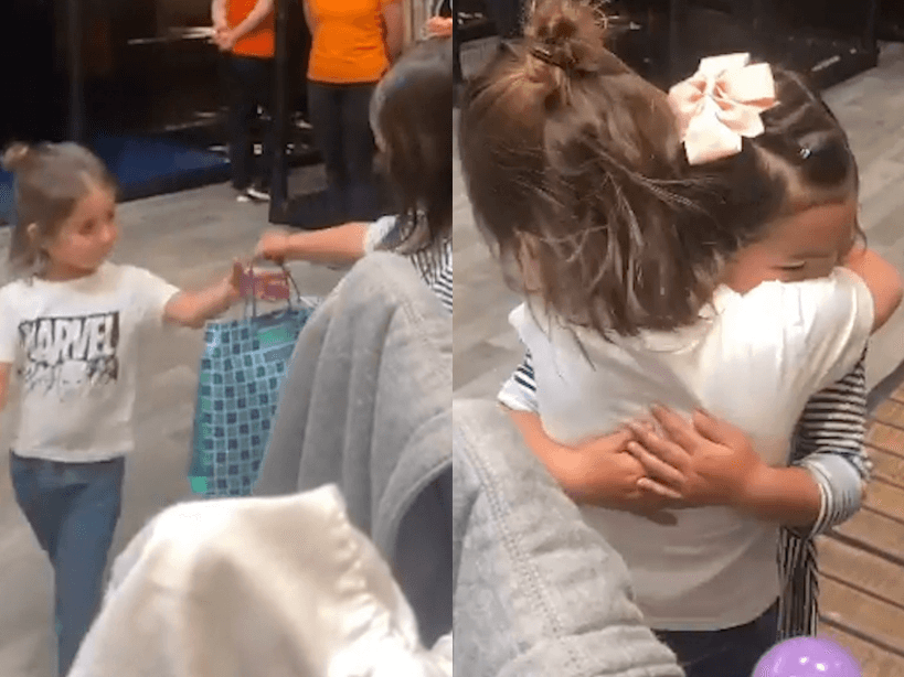 Sin embargo, uno de los momentos más tiernos fue cuando Marcelo se reencontró con su novia Sophie: “El reencuentro con Sophie su novia. Se acuerdas que en diciembre me dijo que tenía novia, no se volvieron a ver hasta ayer. Vean qué amor”.