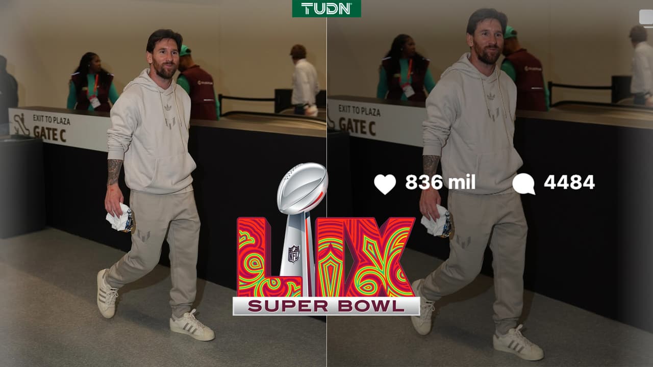 Messi supera a Taylor Swift en el Super Bowl