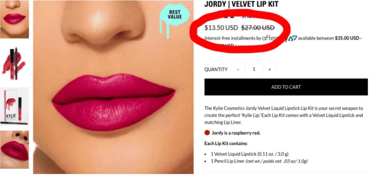¿Cómo está lidiando Kylie Jenner con la supuesta traición de su mejor amiga? El mismo día que Woods se mudó, Kylie Cosmetics (la marca de maquillaje de Kylie) puso en rebaja un paquete de un labial que creó Jordyn Woods.