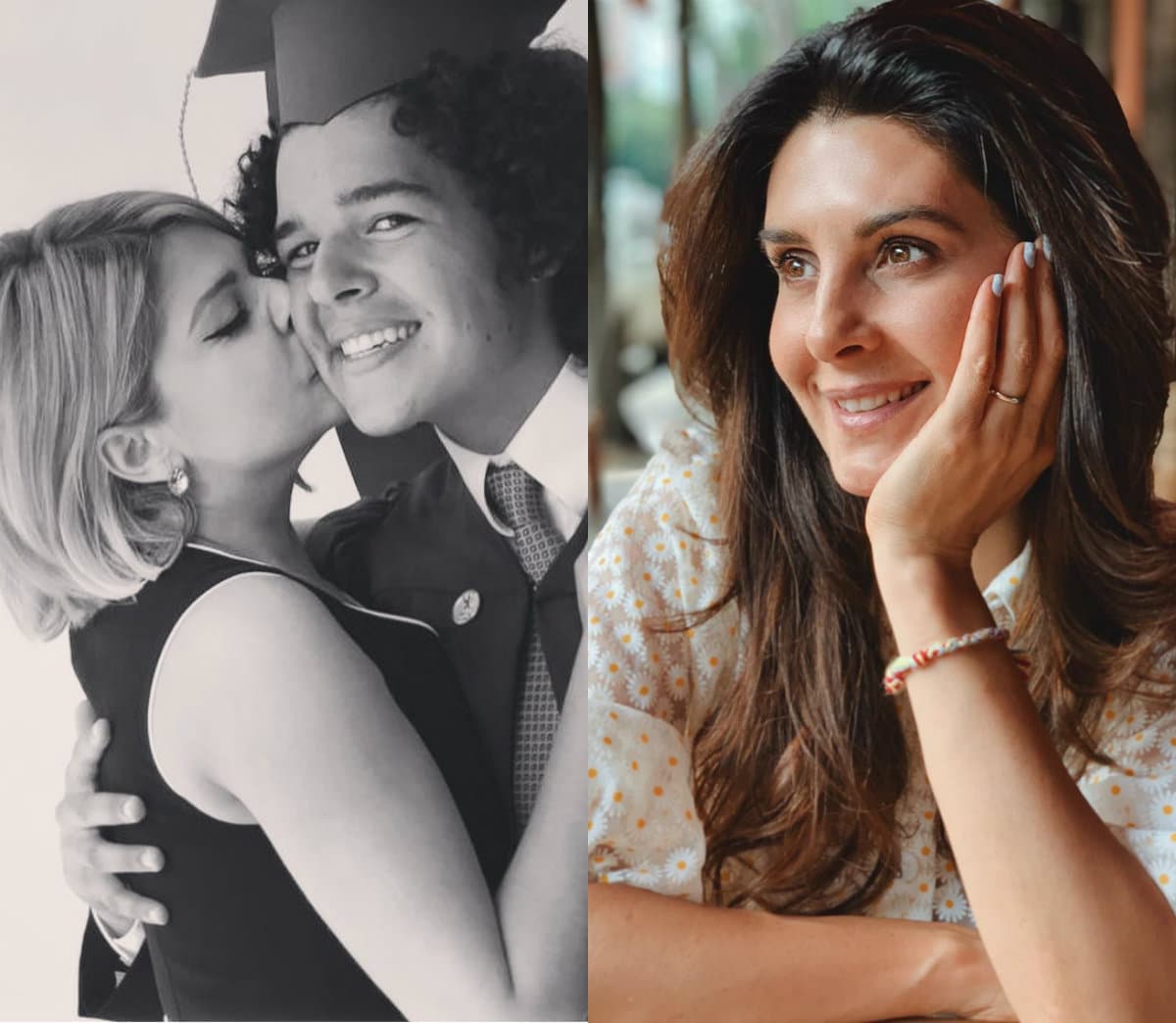 Itatí Cantoral celebra graduación de su hijo y Mayrín Villanueva estuvo presente