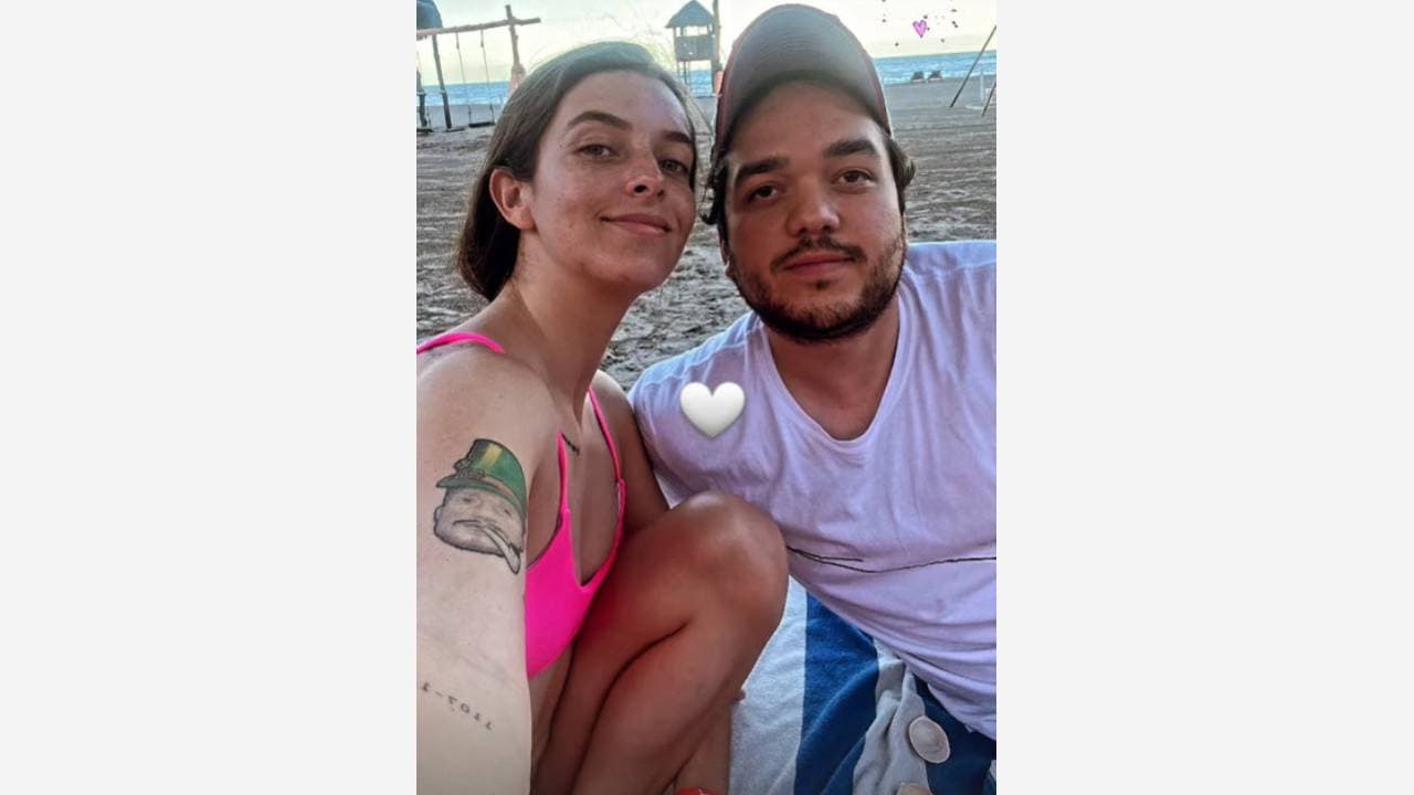 Nerea González y su novio