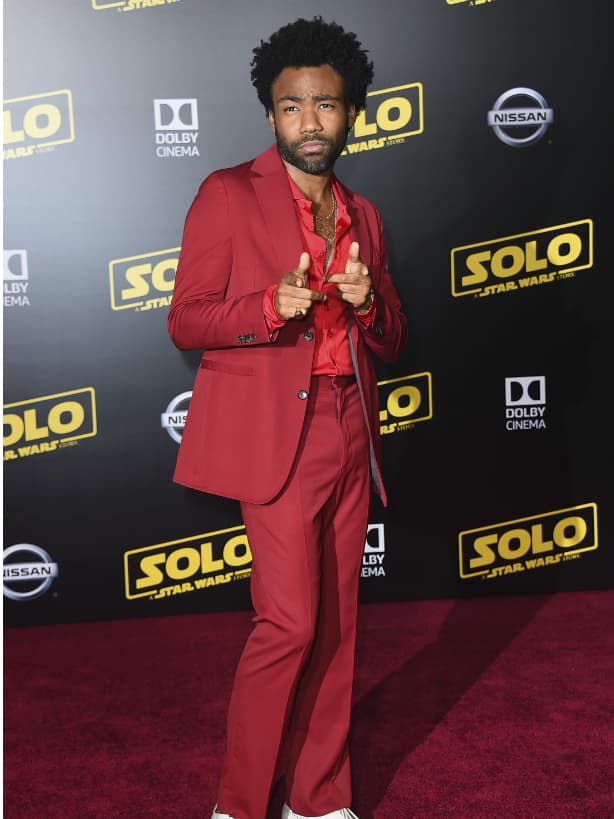 Donald Glover es el encargado de interpretar a Lando Calrissian.