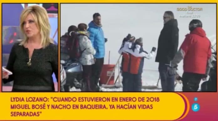 Última foto de Miguel Bosé y Nacho Palau