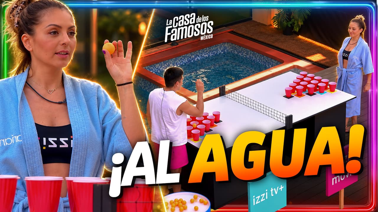 ¡AL AGUA PATOS! Ese y Mariana se enfrentan en un duelo de BEER-PONG