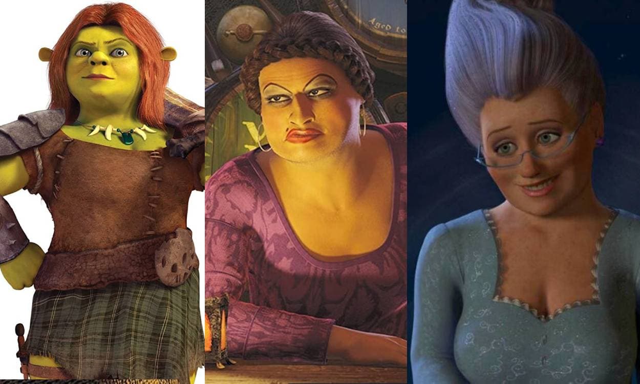 Fiona, Doris y el Hada Madrina son de los personajes más queridos de Shrek.