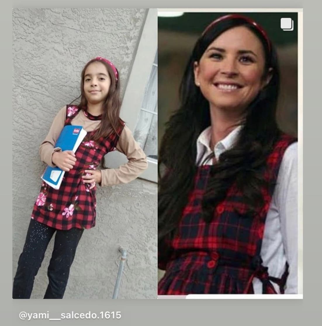 Una pequeña mandó su foto caracterizada como 'La Nena', personaje al que Andrea Torre da vida desde la primera entrega de esta serie de comedia.