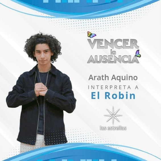 Y Arath Aquino, que se convertirá en 'El Robin'.