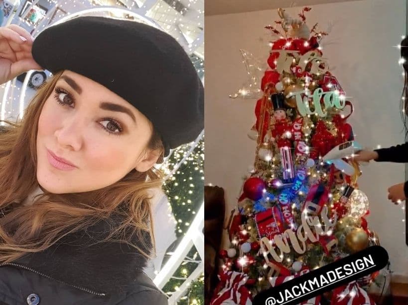 Sherlyn sorprendió a sus millones de seguidores con el árbol de Navidad que colocó en casa de sus papás. De acuerdo con las imágenes de la actriz, su pino estuvo a cargo de la empresa Jackman Desing, quien este año llenó de color su hogar con extramas medidas de higiene.