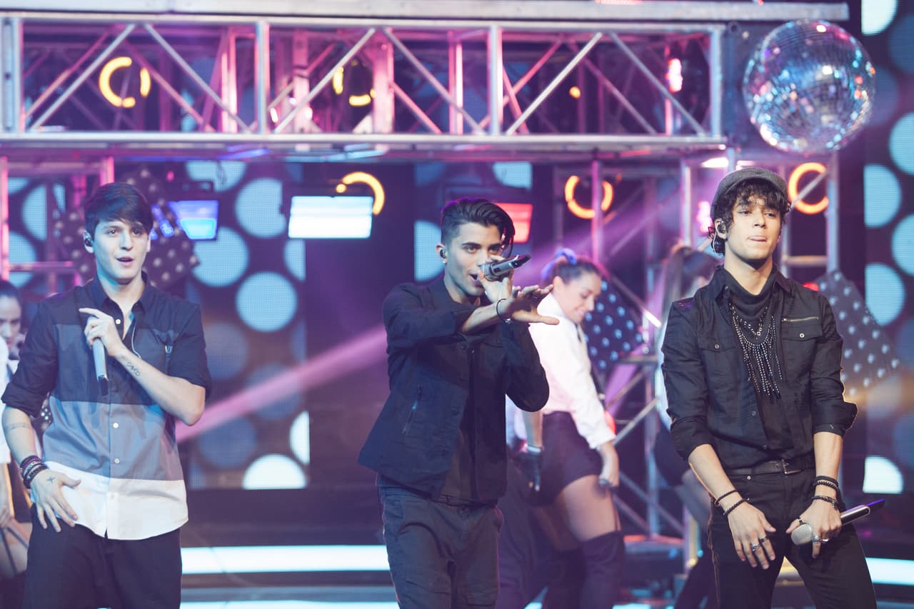 Christopher, Richard, Zabdiel, Joel y Erick volvieron locas a las fans presentes que cantaron y bailaron sin parar