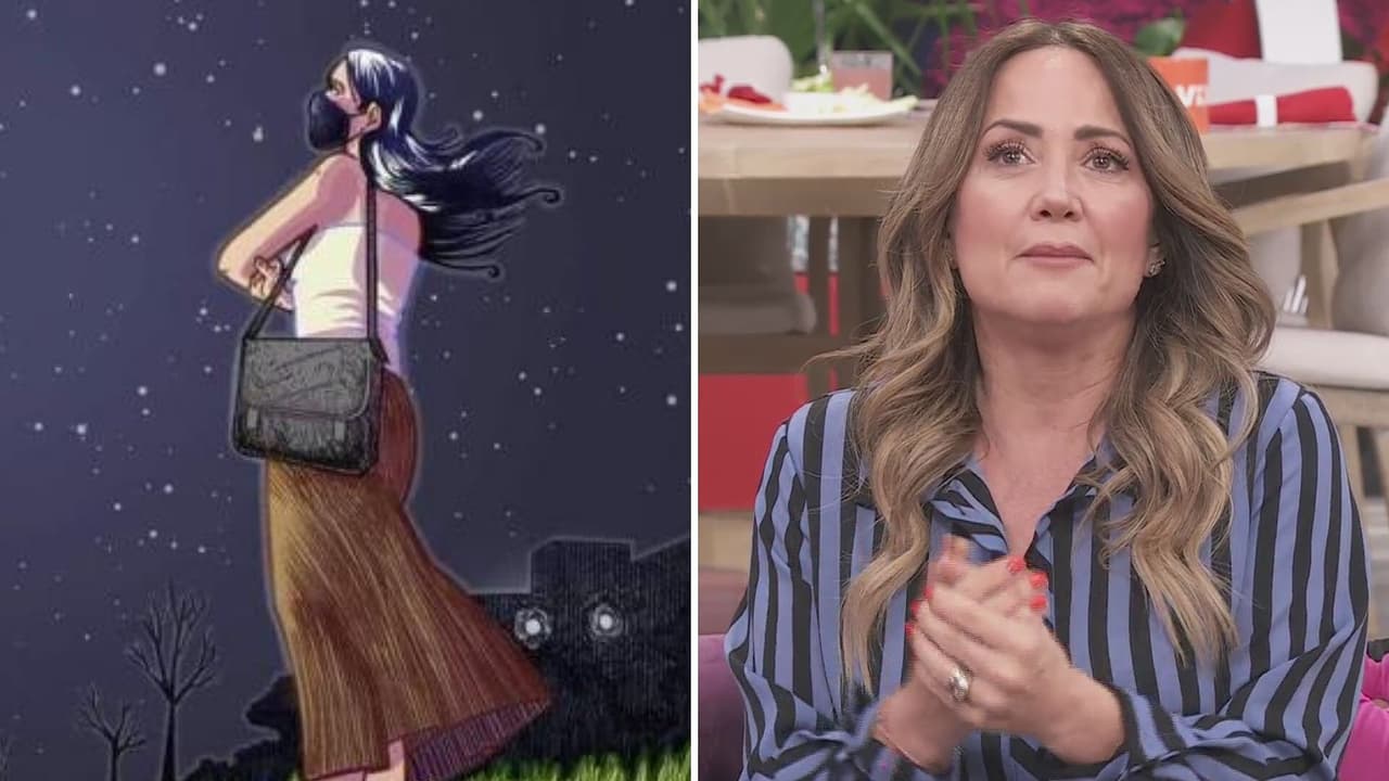 Andrea Legarreta se conmueve al ver videos inéditos de Debanhi Escobar