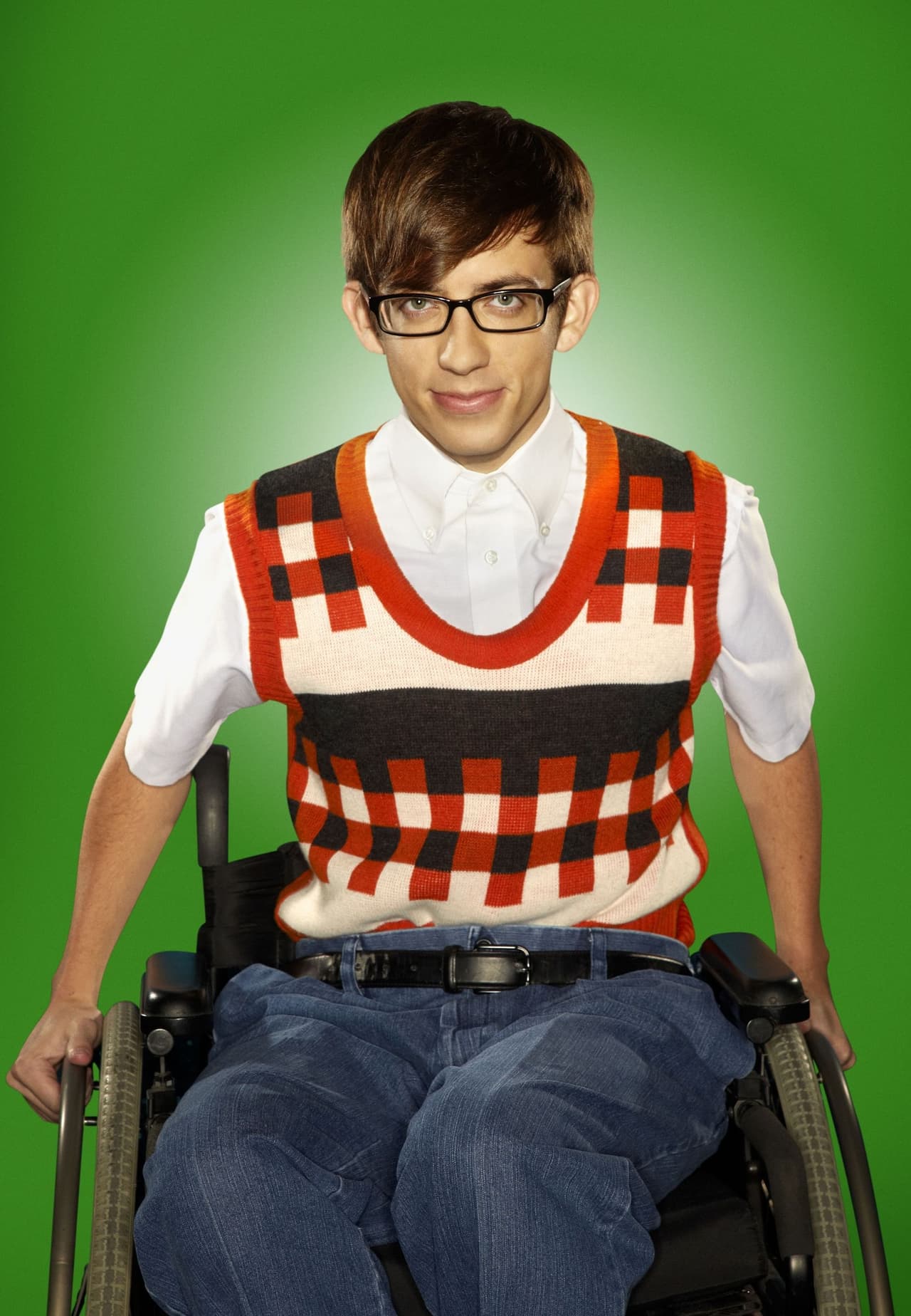 Kevin McHale en la serie 'Glee'