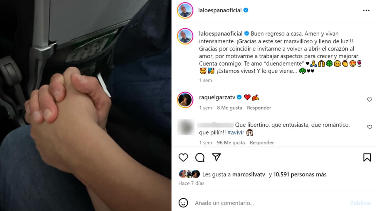 Lalo España ha sido reservado con la identidad de su nuevo novio.