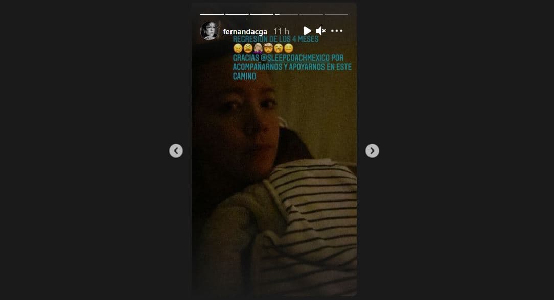 Fernanda Castillo muetra cómo vive su maternidad.