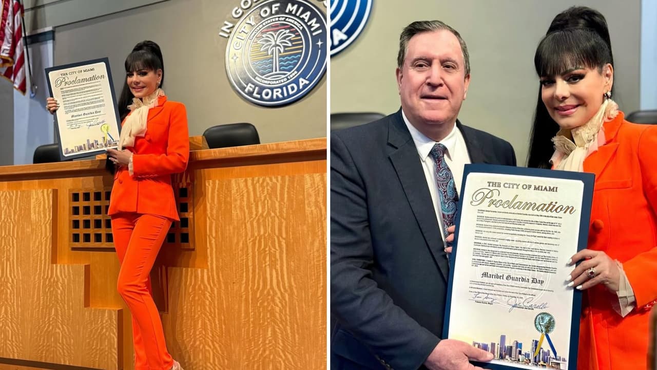 El 30 de diciembre es el Día de Maribel Guardia en Miami, Florida, Estados Unidos