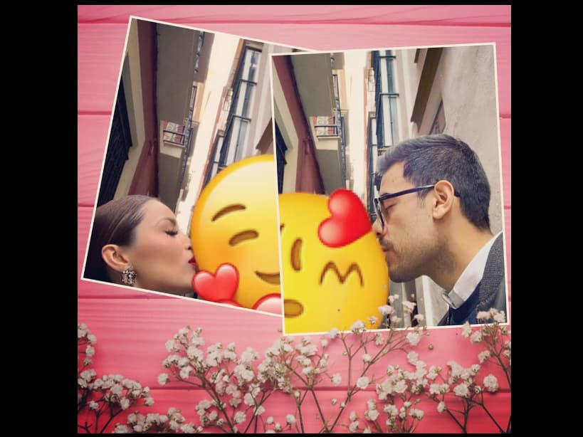 La originalidad con la que comparten sus escapadas románticas ha hecho que algunos de sus seguidores se animen a editar sus fotografías y así terminar con el misterio de sus publicaciones, tal como ocurrió con esta imagen en abril de 2019.