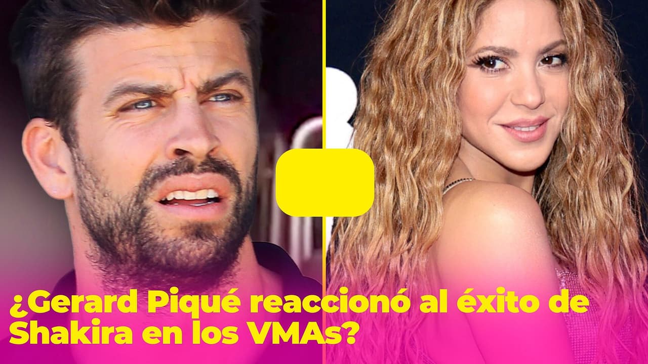 ¿Piqué reaccionó a las canciones de Shakira en los VMAs? Sus mensajes que causaron polémica