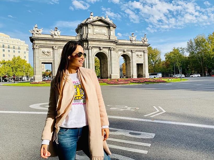 Los intérpretes han disfrutado su paso por Madrid, mostrando el esplendor de sus calles, además de lucir muy felices y enamorados en esta nueva etapa de sus vidas.