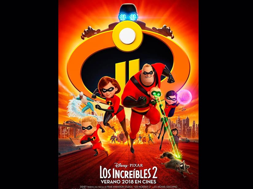 Presentan nuevo póster de 'Los Increíbles 2'