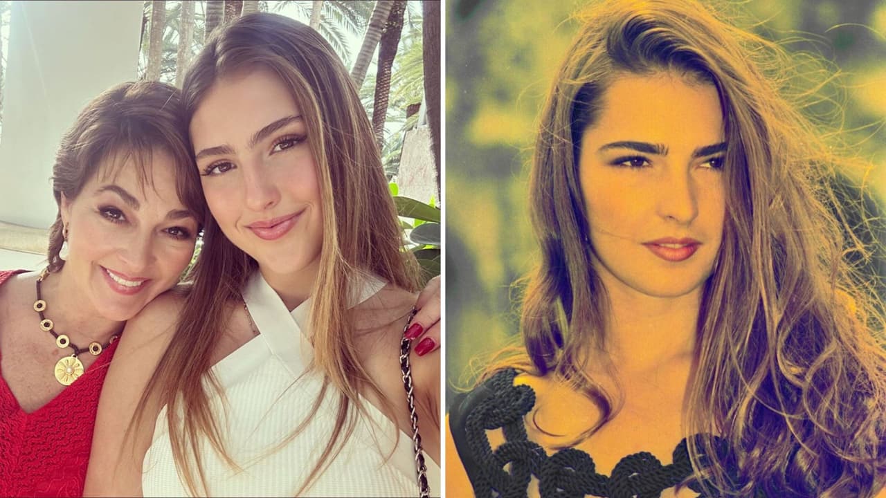 Luciana tiene un gran parecido con su mamá Eugenia Cauduro.