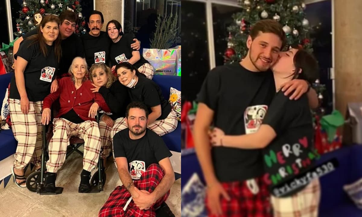José Eduardo Derbez posó como nunca antes junto a su padrastro y medios hermanos