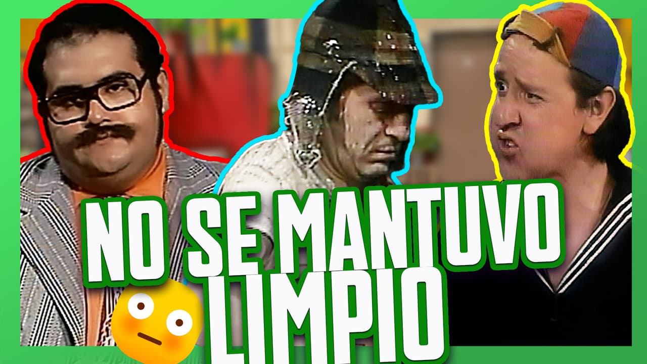 Quico quiere evitar ensuciarse para su fiesta.