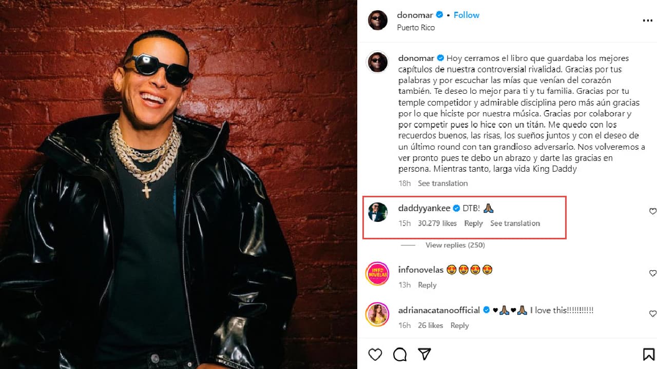 Don Omar y Daddy Yankee liman asperezas