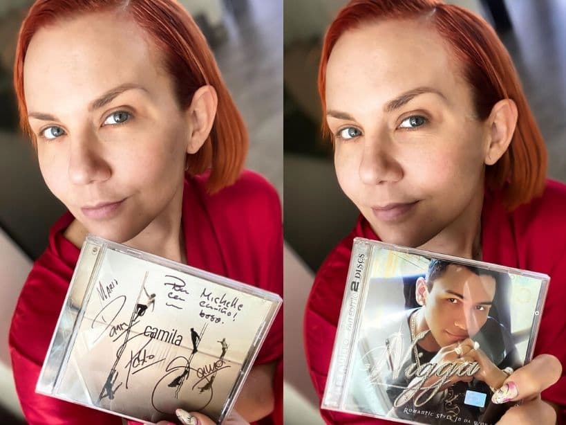 Michelle Vieth se deja ver sin gota de maquillaje.