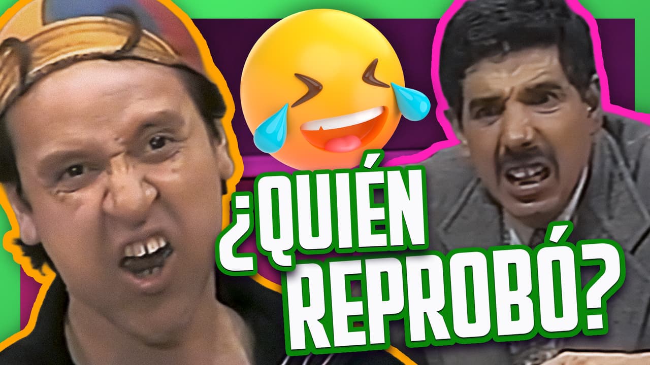 El Profesor Jirafales tiene un reprobado en su clase