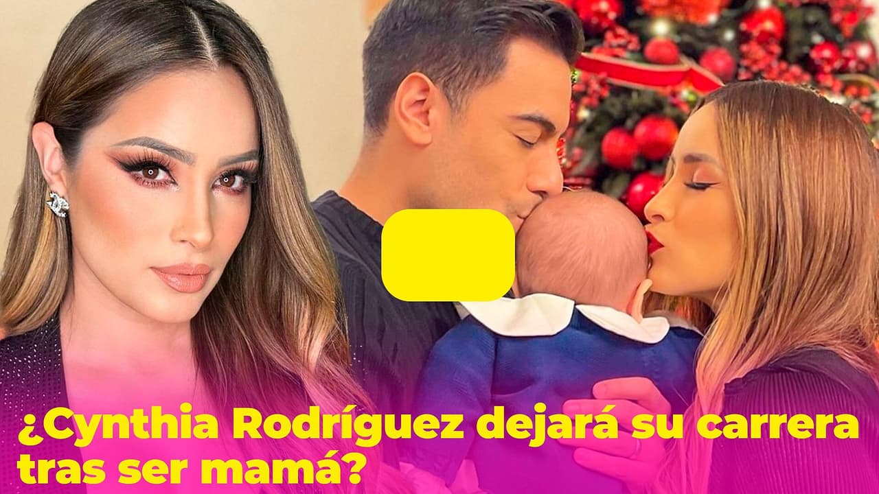 Cynthia Rodríguez aclara si se dedicará a ser mamá de tiempo completo o regresará a la TV